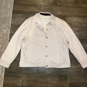 Banana Republic Twill Sherpa lined Jacket